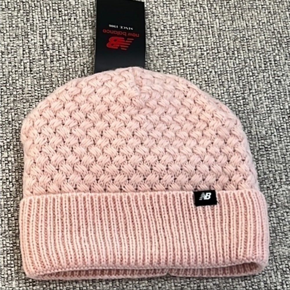 New Balance - **Host Pick** ‘Pink Woven’ Beanie. Lined. NWT